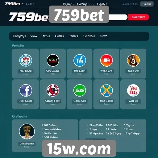 Avaliação da interface do usuário no site 759bet